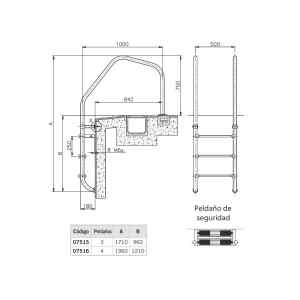 escalera-modelo-1000-para-rebosadero (1) | PisciManía