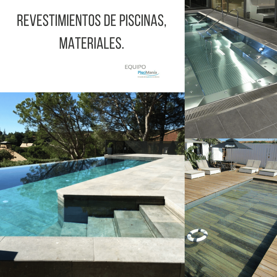 Revestimientos de piscinas, materiales. | PisciManía