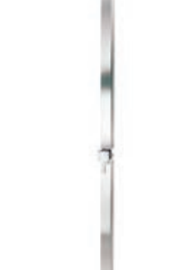 Ducha recta agua fría - caliente  AISI 316. AQA