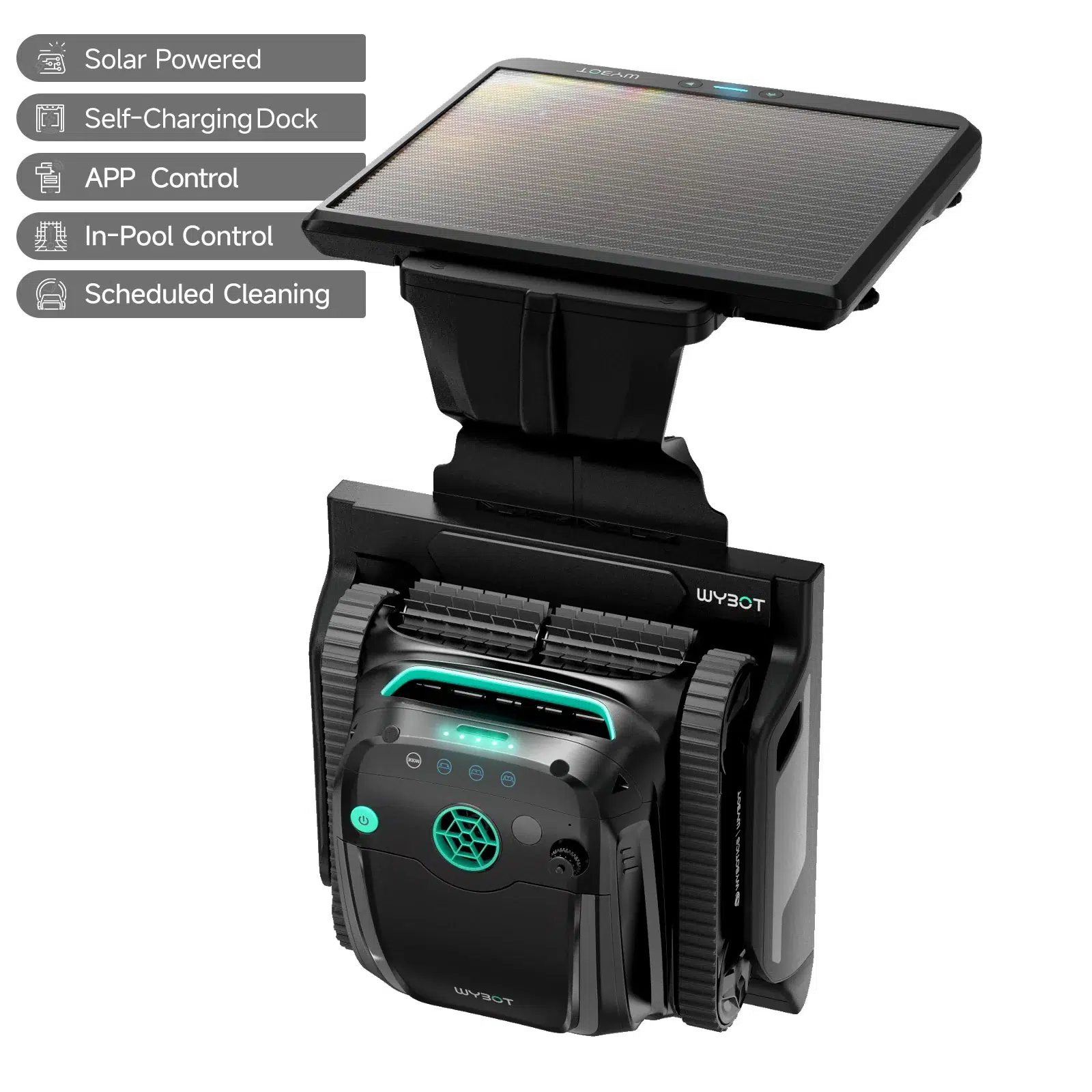 Robot WYBOT S2 Solar Vision - detalle